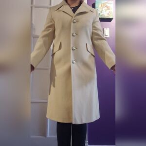 Vintage Wool coat - Cream - Karner Modell